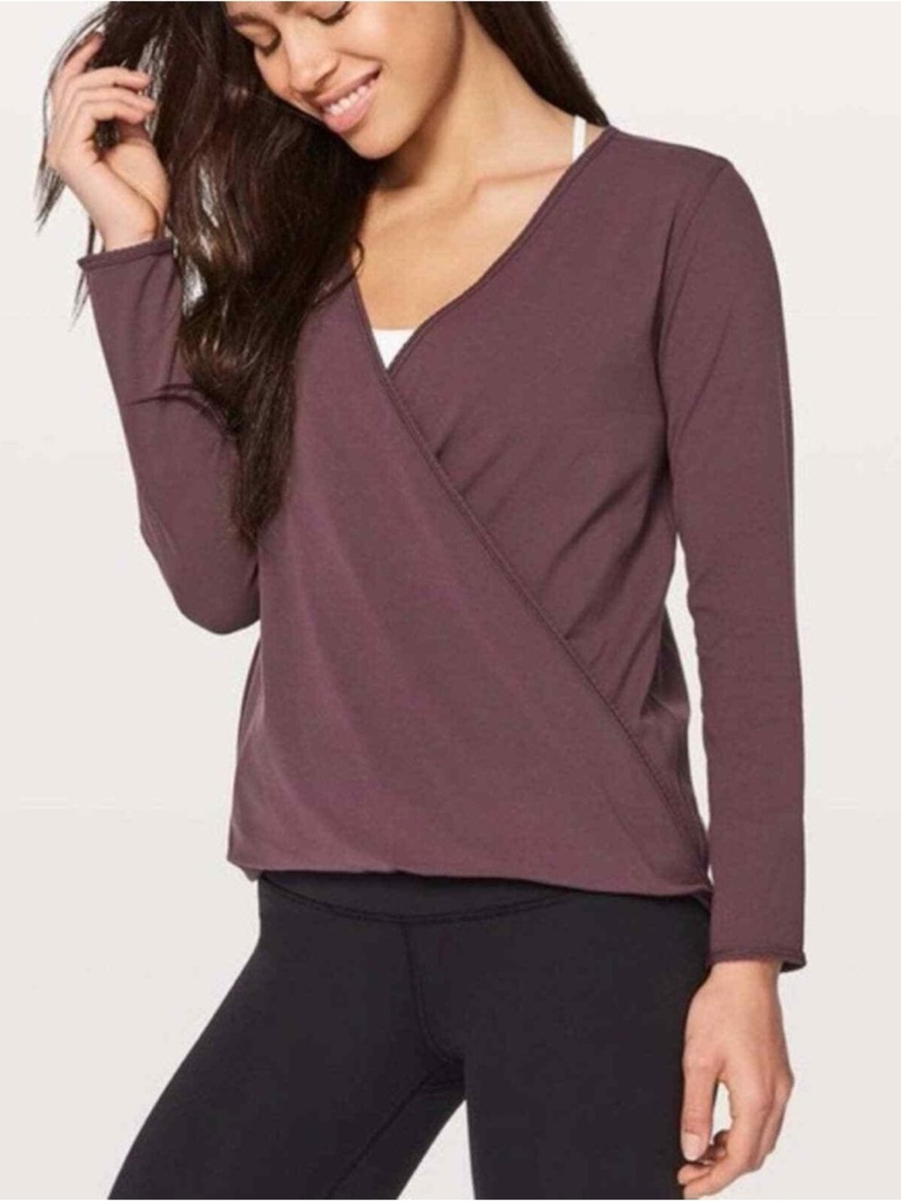 Lululemon Full Freedom Wrap-Front Long Sleeve Top